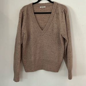 Madewell Donegal Westgate V Neck Sweater - Size XL